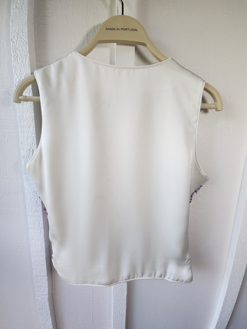 12TH TRIBE Nixie Multicolor Sequin Vest Geometric Cropped Size Small - Picture 5 of 13